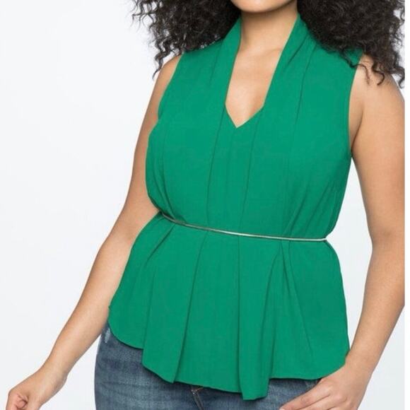 Eloquii Tops - Eloquii The Ultimate Layering Tank - EUC 20W - Green